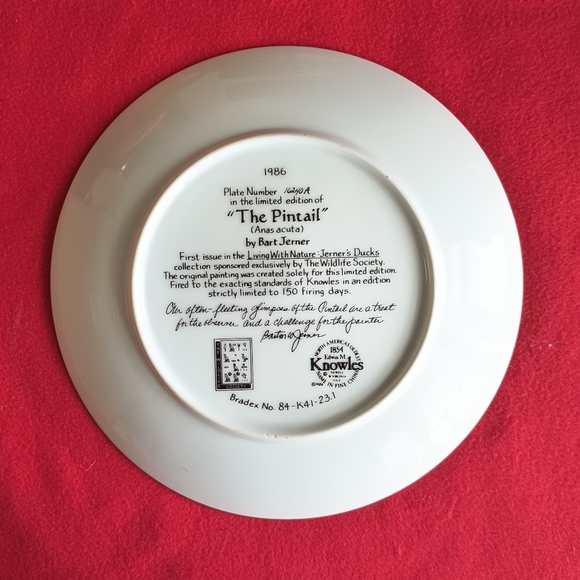 Collectible plate - Picture 2 of 2